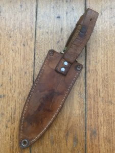 German Knife: 1950's-60's Hubertus Solingen Throwing Knife with Sheath