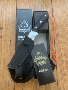 Puma Knife: Puma IP Neck Knife in Kydex Sheath