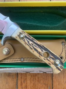Puma Knife: Puma Original 1993 White Hunter II 116374 in original Box sheath & Paperwork 188/200