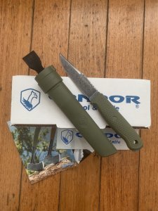Condor Tool & Knife Company El Salvador Condor BushGlider Army Knife with Plastic Sheath
