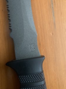 SOG Vintage Original SEKI JAPAN M37 SEAL PUP Knife with Kydex Tactical sheath