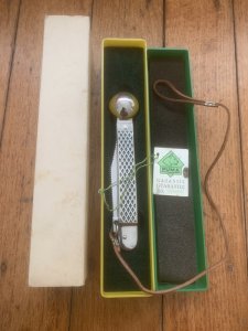 Puma Knife: Puma Vintage 1984 Fishermans Knife in Original Box with Warranty #18481