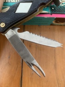 1960'S German Solingen All Purpose Fishing Knife in Sheath
