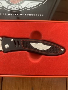 HARLEY-DAVIDSON 100 YEAR Celebration Knife in Gift Tin