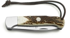 Puma Knife: Puma IP LaCaza Stag II Folding Knife with Stag Antler Handle