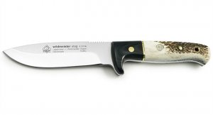 Puma Knife: Puma IP Wildmeister Knife with Stag Antler and  Micarta Handle