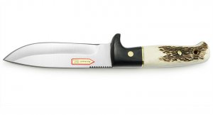 Puma Knife: Puma IP Wildmeister Knife with Stag Antler and  Micarta Handle