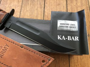 Ka-Bar Knife: Kabar Honoring Our Veteran of the Vietnam War Commemorative Knife Silver Etching