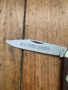 Puma Knife: Puma 1976 Senior 572 Twin Blade Knife with Jacaranda Handle #35672