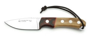 Puma Knife: Puma IP Granada Olive Hunting Knife with Brown Leather Sheath