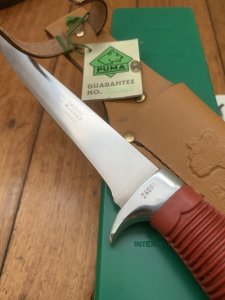Puma Knife: Puma Original 1990 Mariner Model 17 6362 in Original Sheath and Box #24091