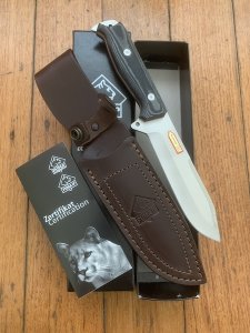 Puma Knife: Puma IP OutDoor Knife with Black Micarta Handle