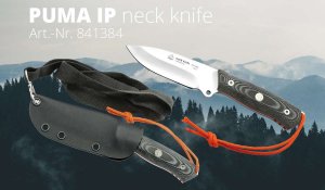 Puma Knife: Puma IP Neck Knife in Kydex Sheath