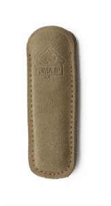 Puma Knife: Puma IP Companion Folding Knife with Buffalo Horn Handle and Pouch