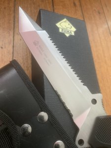 Puma Knife: Puma Rare 2002 Huntac SCOUT Tactical Survival Knife in Box