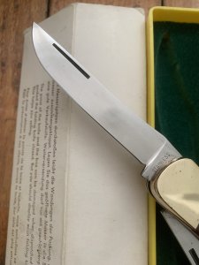 Puma Rare Model 972 Game Warden 1974 Twin Blade Folding Lock Knife with Box #45471