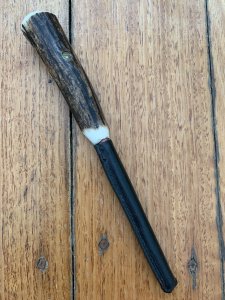 Puma Knife: Original Collectable PUMA 1980's Pocket Sharpener with Leather Sleeve