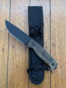 Ontario Ranger Series TAK 1 with Micarta Handle and Tactical Belt Sheath