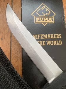Puma Knife: Puma Trail Guide Fixed Blade Knife with Krayton Handle