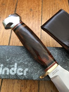 Linder Classic Skinner with 6" Carbon Steel Blade and Cocobolo wood handle