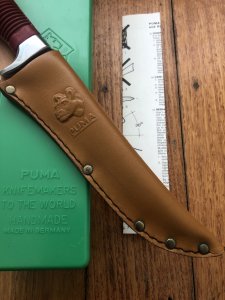 Puma Knife: Puma Original 1987 Mariner Model 17 6362 in Original Sheath and Box