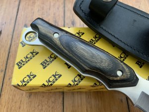 Buck Knife: Buck 403 Big Sky Knife with Black/Grey Laminated Handle