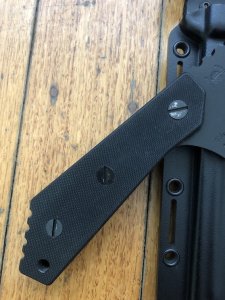 Buck Knife: Buck Strider Monster Tactical  Part serrated Combat Knife with Kydex Sheath