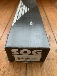 SOG Vintage Original S14K Pentagon Tactical Dagger with Kydex Tactical sheath & Box