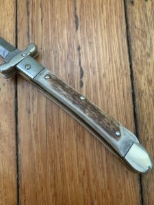 Puma Knife: Puma 1st Half 2003 Large Medici Lock back Knife with Stag Handle