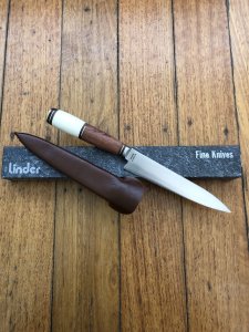 Linder Gaucho 4 Knife with Rosewood and Bone Handle