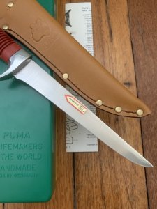 Puma Knife: Puma Original 1990 Mariner Model 17 6362 in Original Sheath and Box #24091