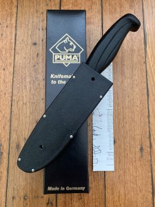 Puma Knife: Puma 1978 SKIPPER Model 6369 White Hunter Dive/Boat Knife with sheath in box
