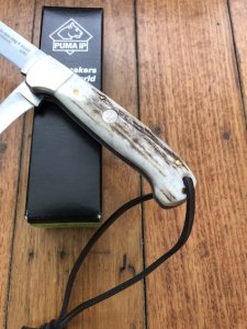 Puma Knife: Puma IP LaCaza Stag II Folding Knife with Stag Antler Handle
