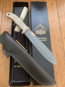 Puma Knife: Puma 141000 Large 'Robuster' Knife with Micarta Handle