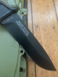 Gerber Model A-001 Drop Point Military Knife in Belt Sheath & Box