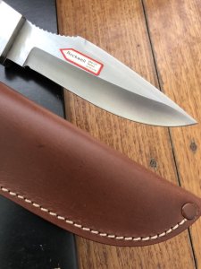 Puma Knife: Puma Hunters Companion with Stag Handle leather sheath Circa 2002-02