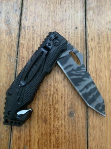 Boker Plus Automat Kalashnikov 11 Tiger Stripe Tanto Folding Knife
