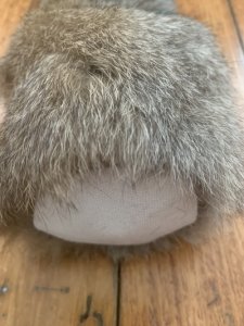 Dog Training Dummy: 110g (1/4lb) Real Rabbit Fur Dummy