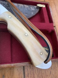 Mackrill Custom Knives 1996 No.3 SCI Limited edition LION Bone #89-100