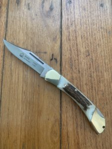 Puma Knife: 2011 Puma Duke Folding Knife with Stag Antler Handle