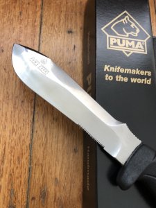 Puma Knife: Puma CAPRI Model 6368 White Hunter Dive Knife with sheath in box