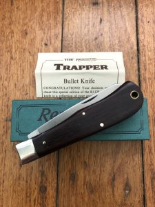 Remington made in USA 1989 Trapper Twin Blade Bullet Knife