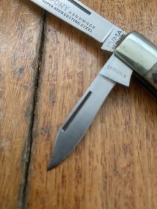 Puma Knife: Puma Original Rare 1979 Pony 620 Twin Blade Knife with Stag Antler Handle