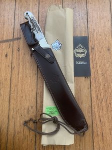 Puma Knife: Puma IP El Game Boar & Deer Hunter with Stag Antler Handle