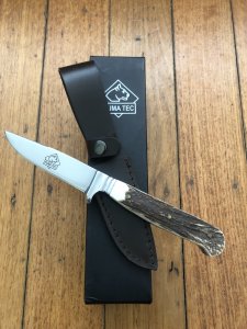 Puma Knife: Puma Tec Jagdnicker knife with brown leather sheath
