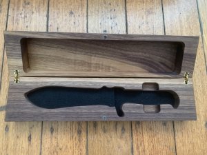 Puma Knife: Puma Original 2026 Olive/Ash Nimrod Collectors Wooden Box