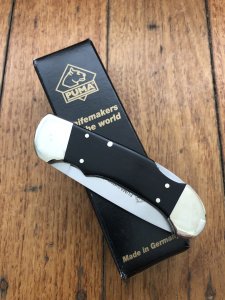 Puma Knife: Puma Custom Ebony Handled Lock Back Folding Knife