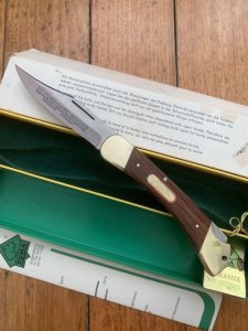 Puma Rare model 970 Game Warden 1977 Folding Lock Knife in box #83774