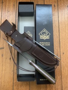 Puma Knife: Puma Hunt To Survive Keiler-Frischling (Wild Boar-Piglet) Twin Knife Set