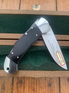 Puma Knife: Puma 1989 Bicentenaire de la Revolution 985 Custom Folding Knife with Ebony Handle Original Box 80/300